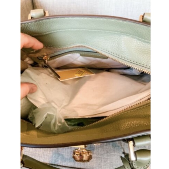 NWT MK Nouveau Hamilton Large Leather Satchel Bag - Picture 8 of 8